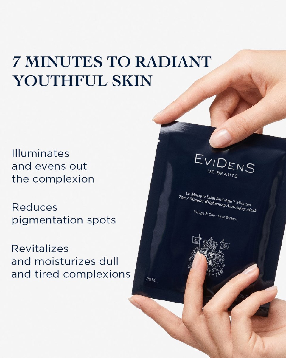 7分钟亮泽皙透面膜| EviDenS de Beauté